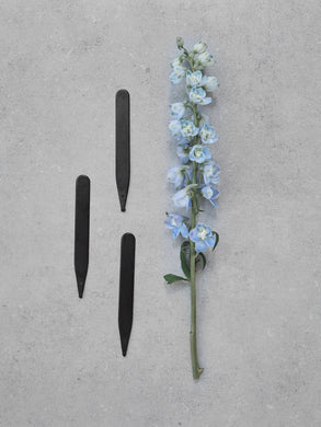 Planteskilte sort plastik. 15 cm. 20 stk. 
